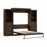 Logan Murphyです。 Wade Logan Arlex Murphy Bed with Shelving & Storage - Space-Saving Mod